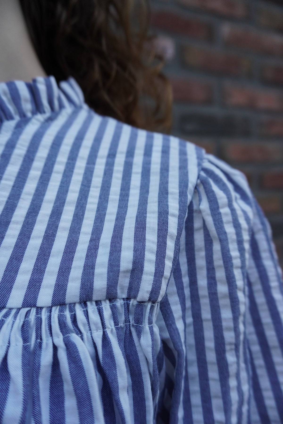 Top Olcay Blauw/wit