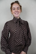 Blouse Fleur Bruin