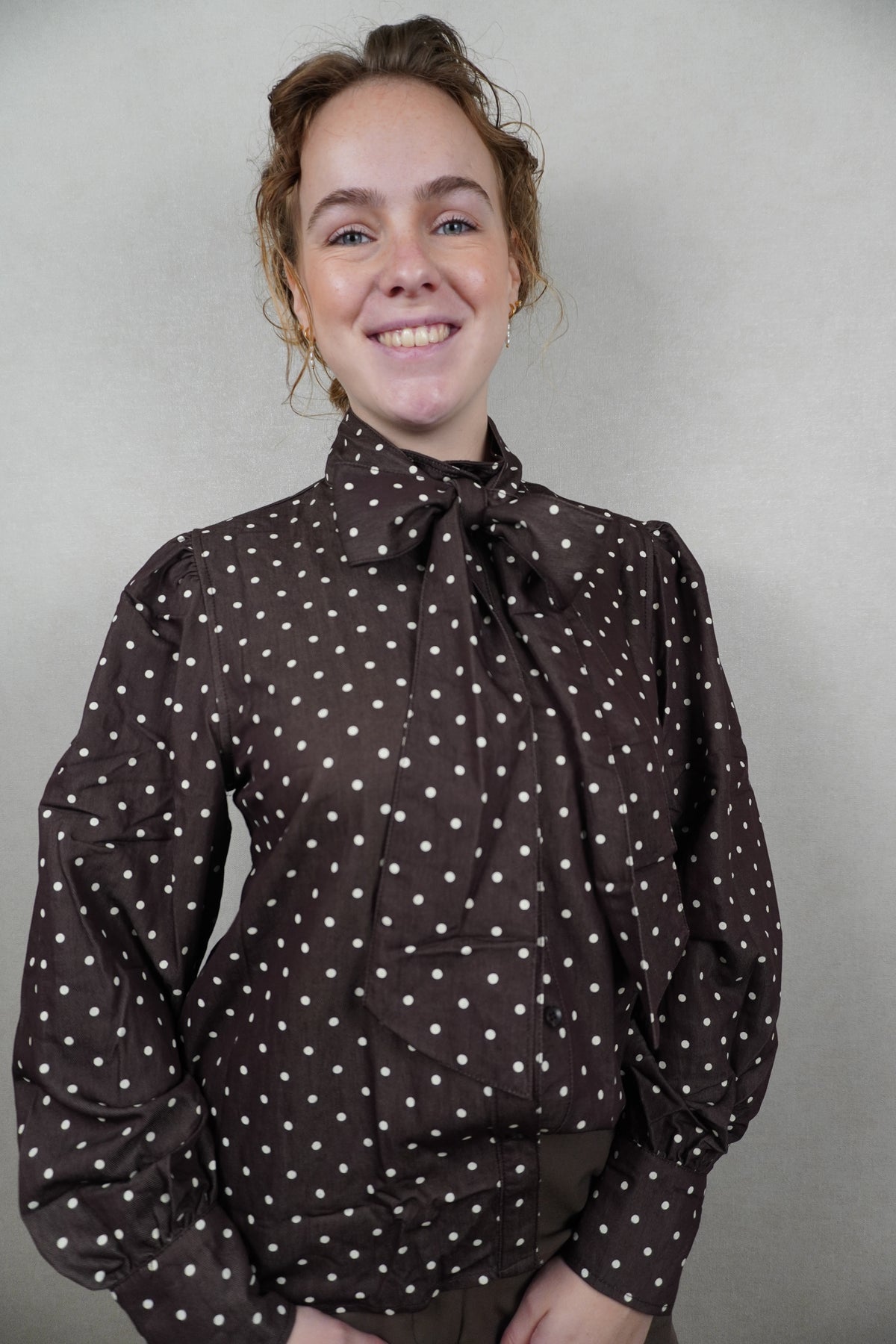 Blouse Fleur Bruin