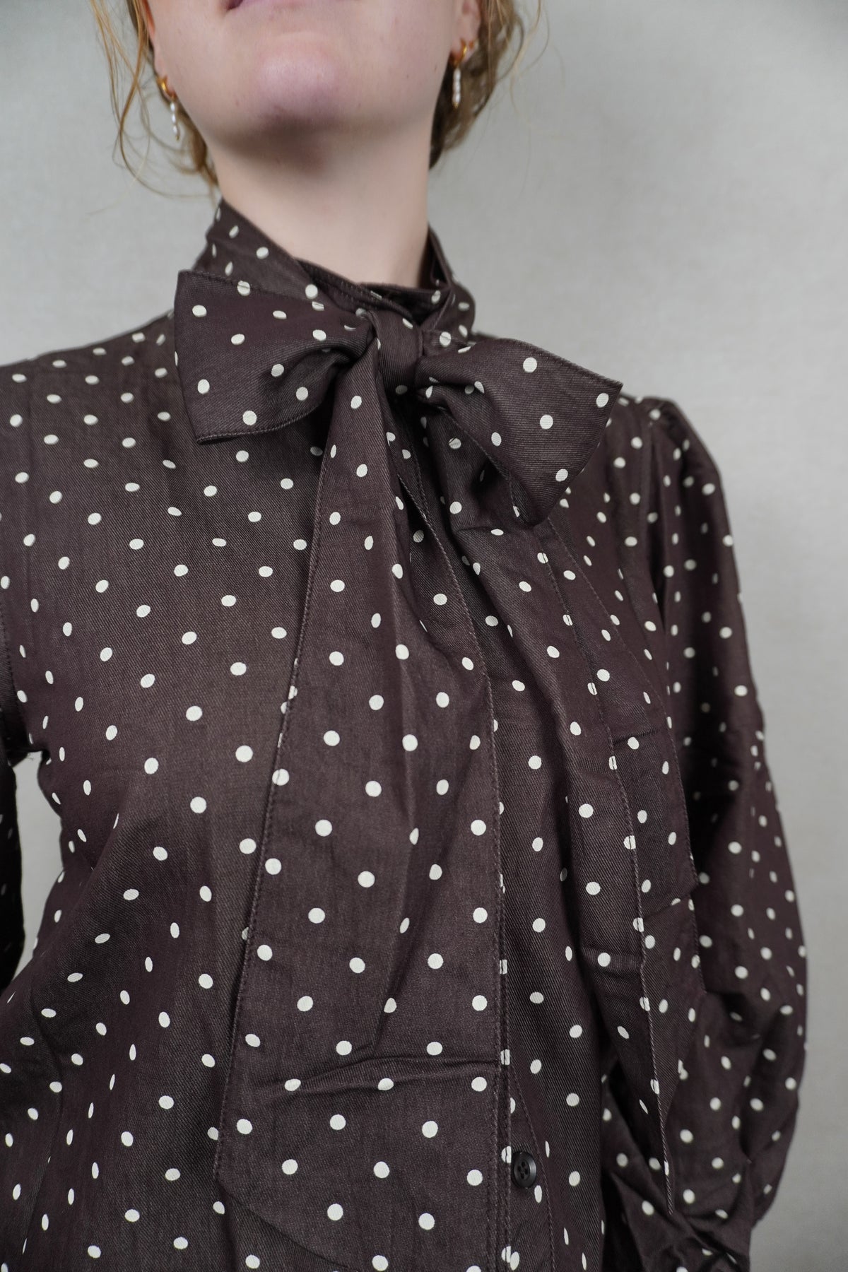 Blouse Fleur Bruin