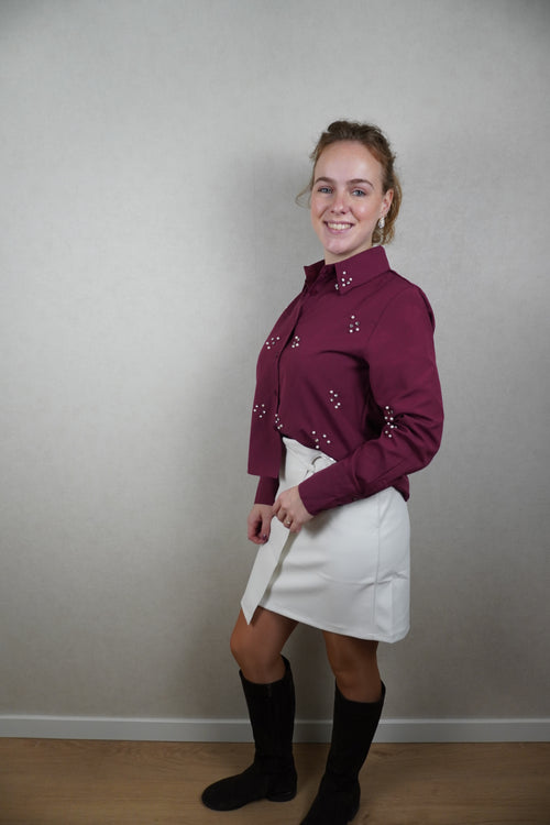 Blouse Roos rood