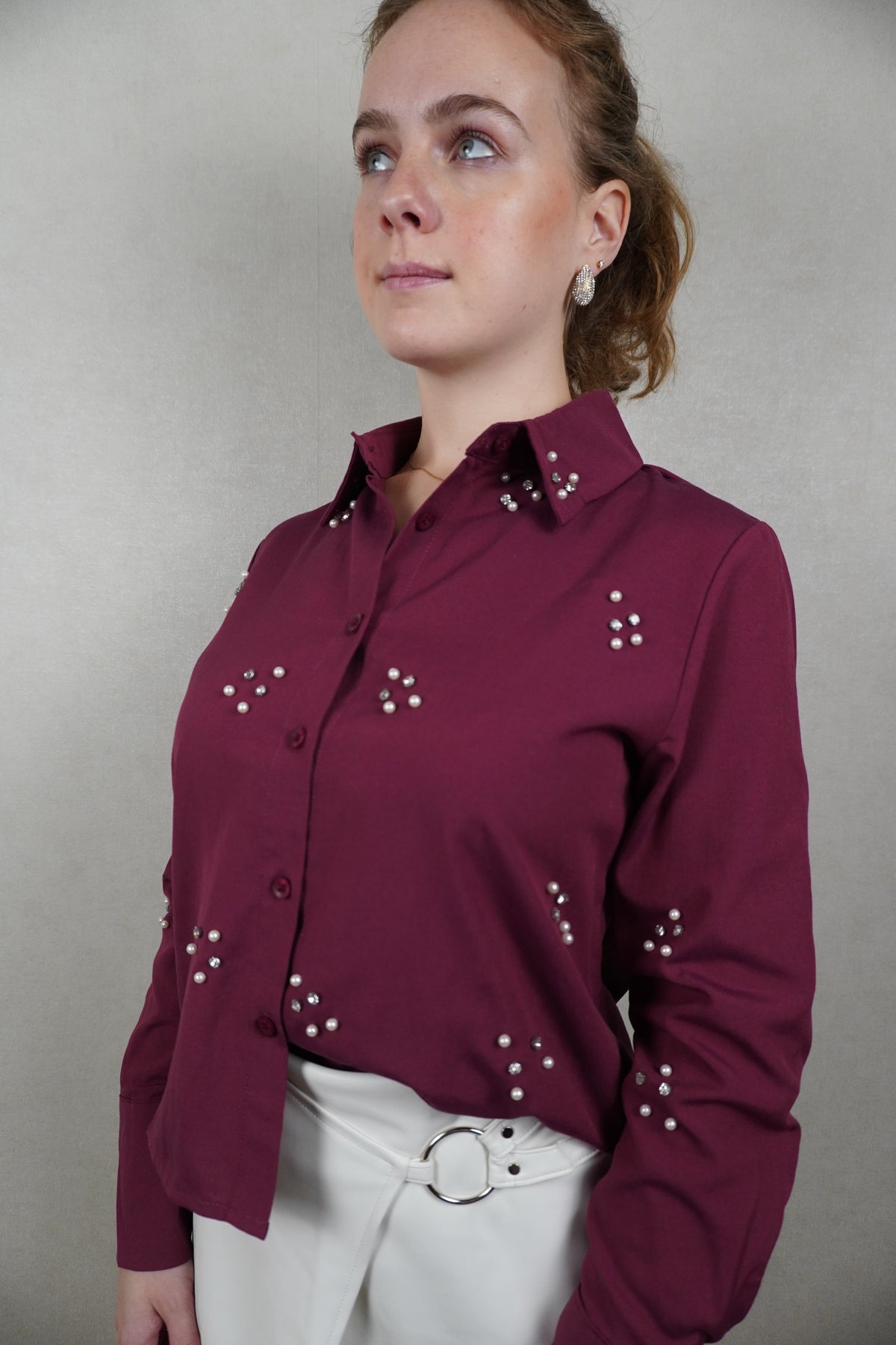 Blouse Roos rood