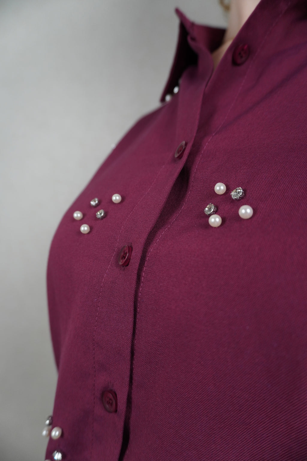 Blouse Roos rood