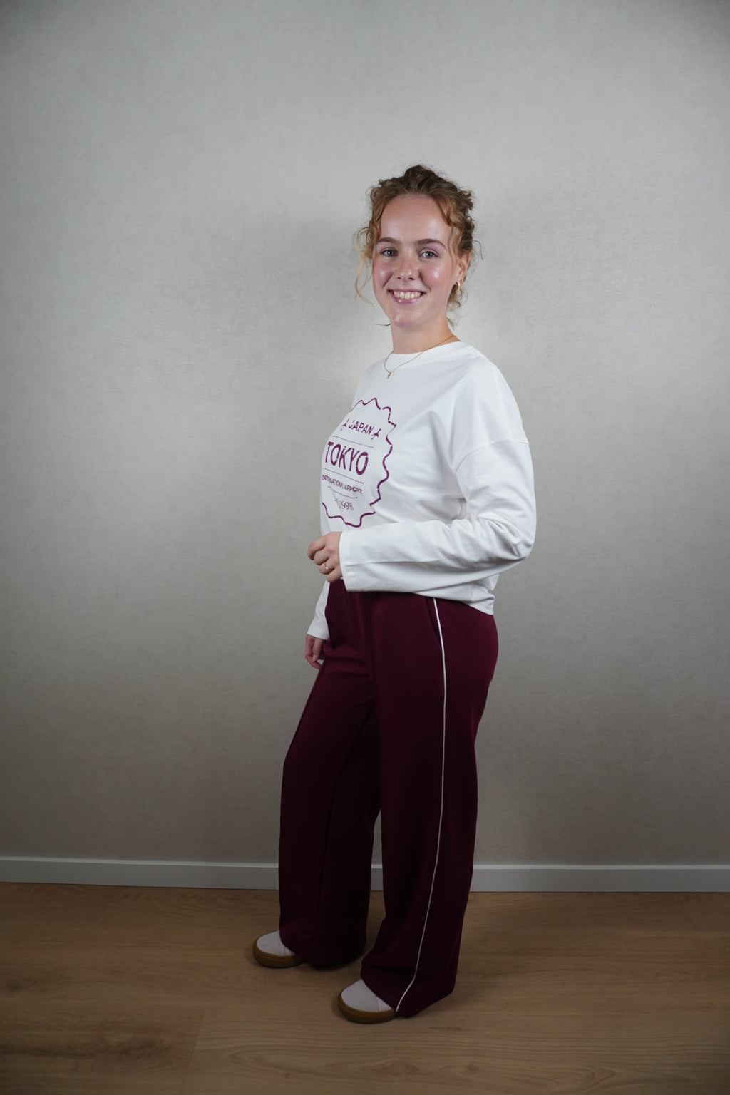 Pantalon Mikki bordeaux