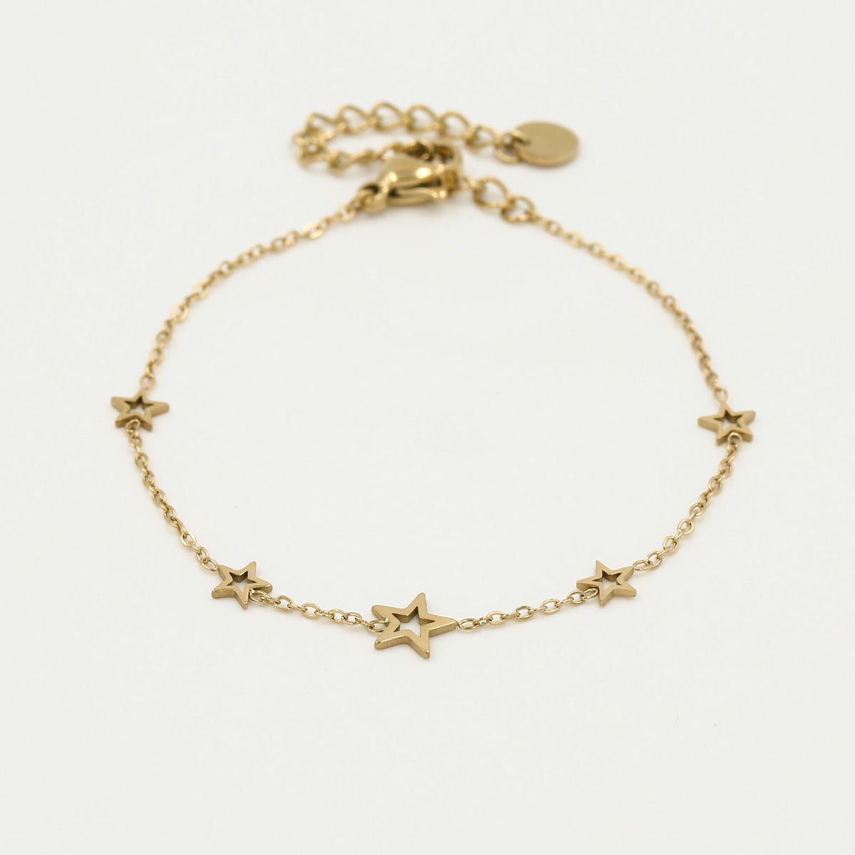 Armband met sterretjes goud
