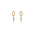 Oorbellen met bedel goud
