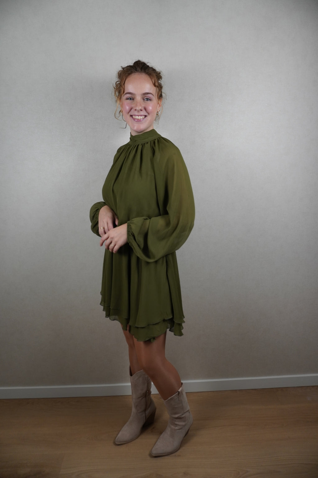 Jurk Rianne groen