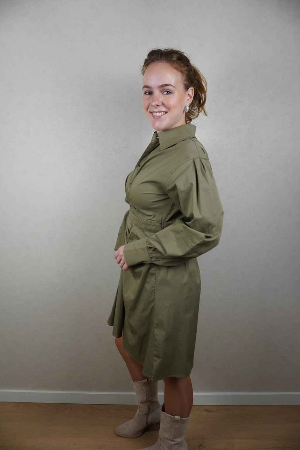 Jurk Stefanie Groen