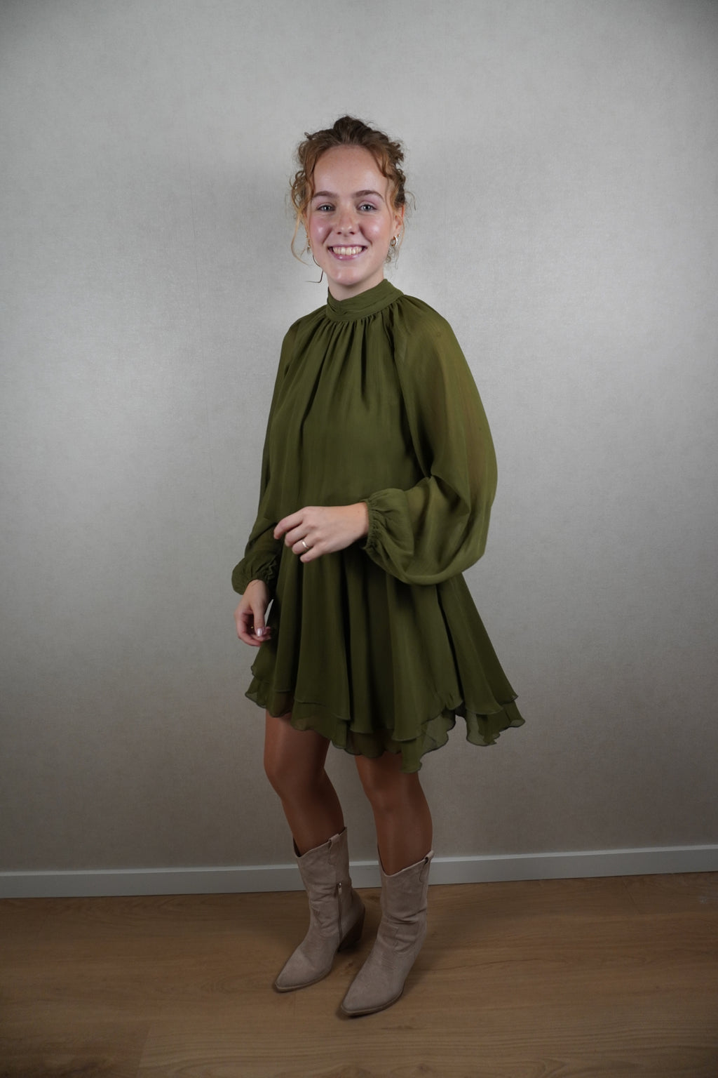 Jurk Rianne groen
