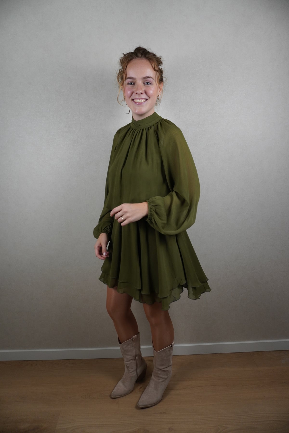 Jurk Rianne groen