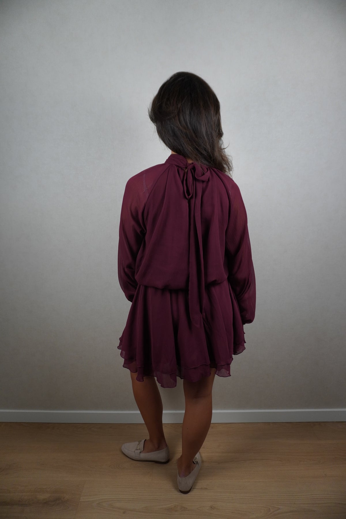 Jurk Rianne bordeaux