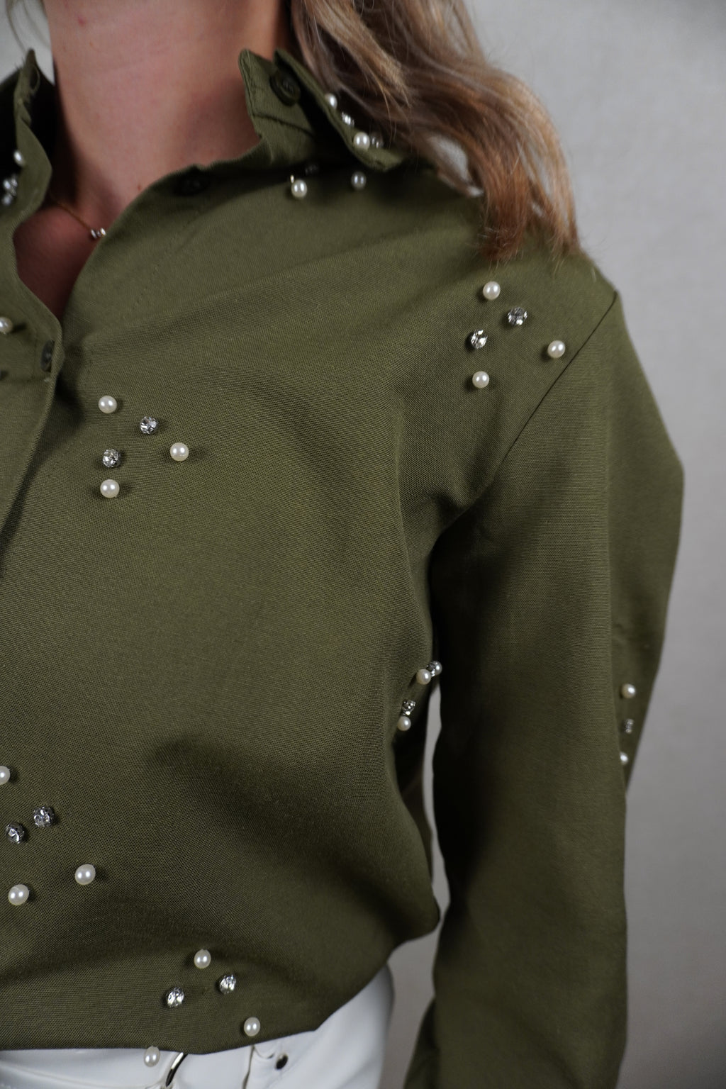 Blouse Roos groen