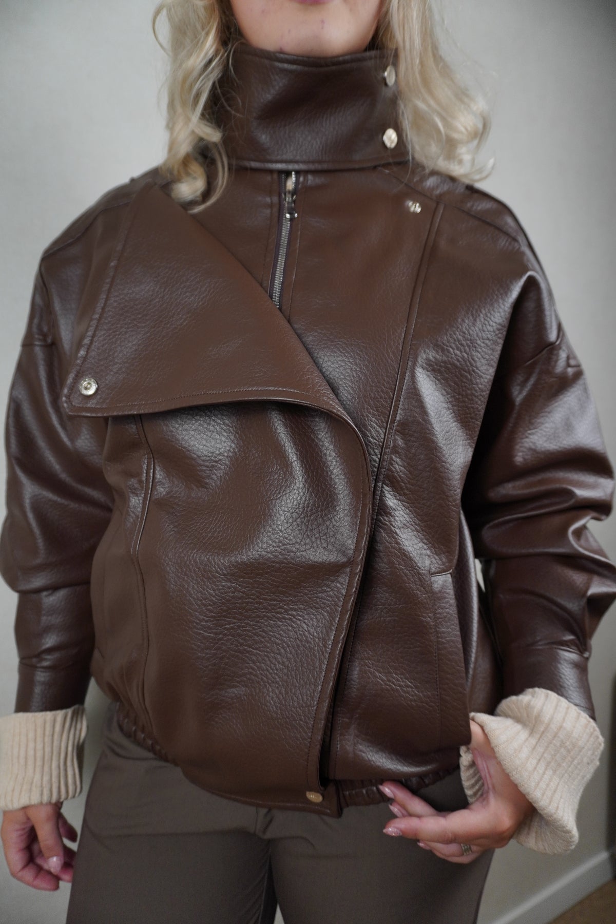 Jas Linde bruin