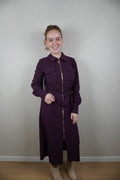 Jurk Triple Nine Isabel aubergine