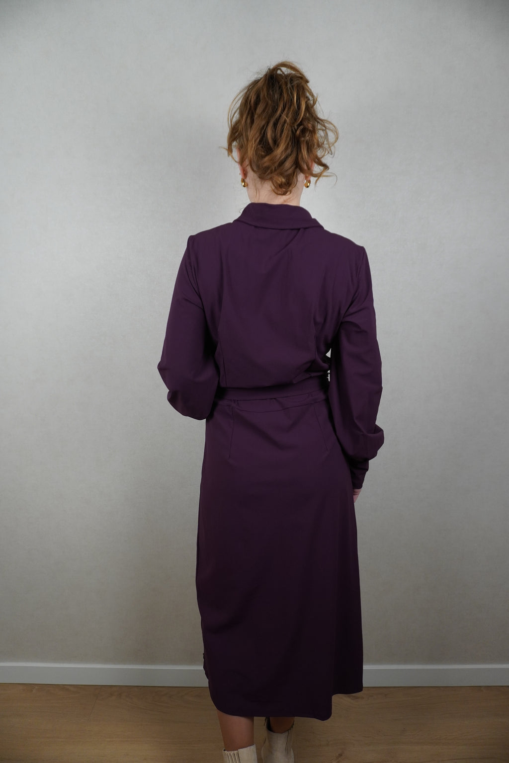 Jurk Triple Nine Isabel aubergine