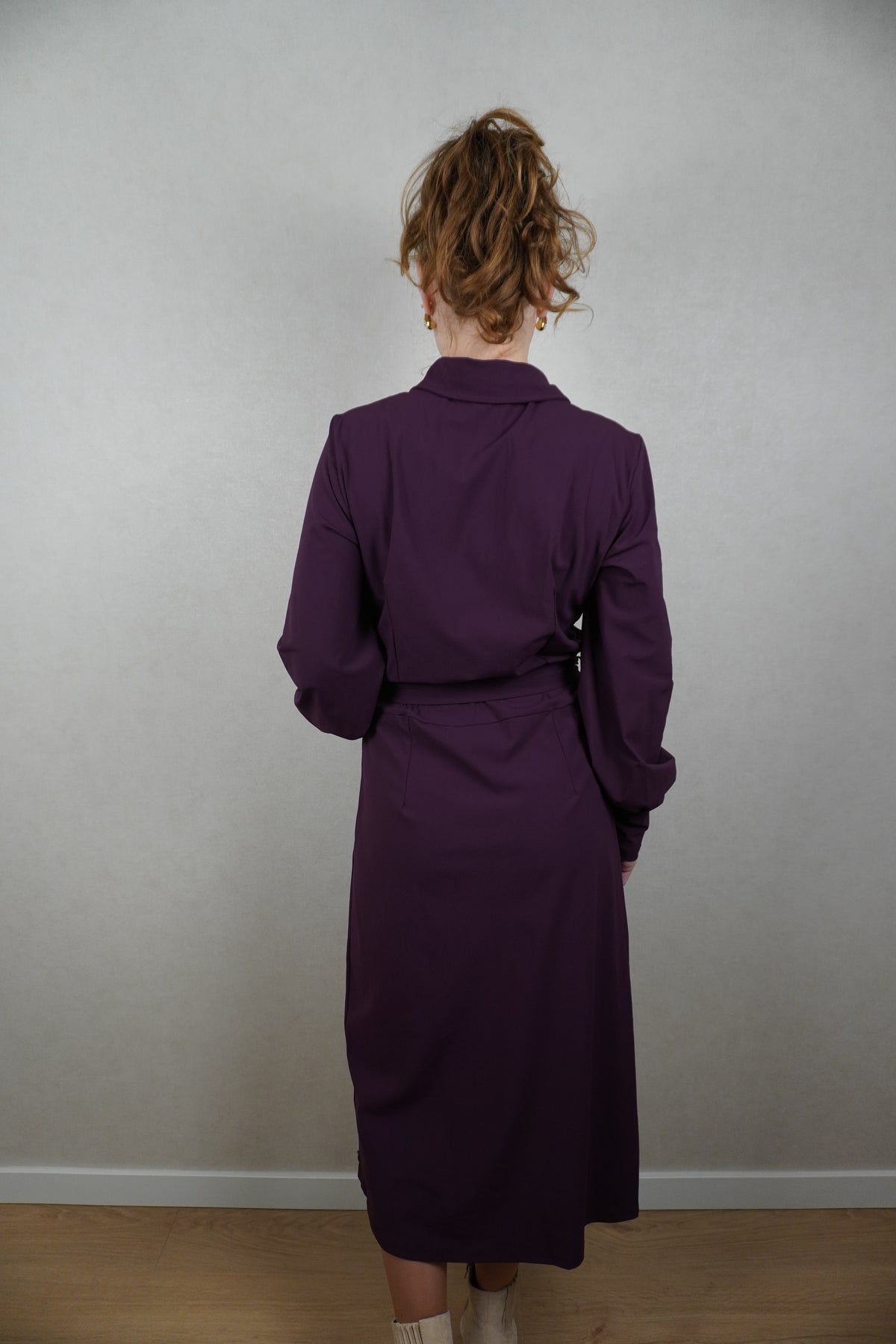 Jurk Triple Nine Isabel aubergine
