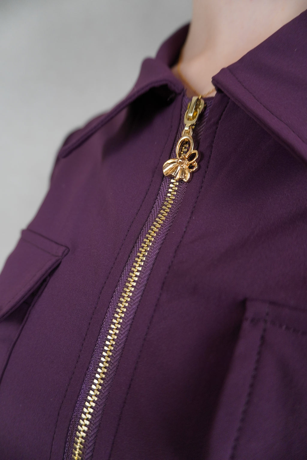 Jurk Triple Nine Isabel aubergine