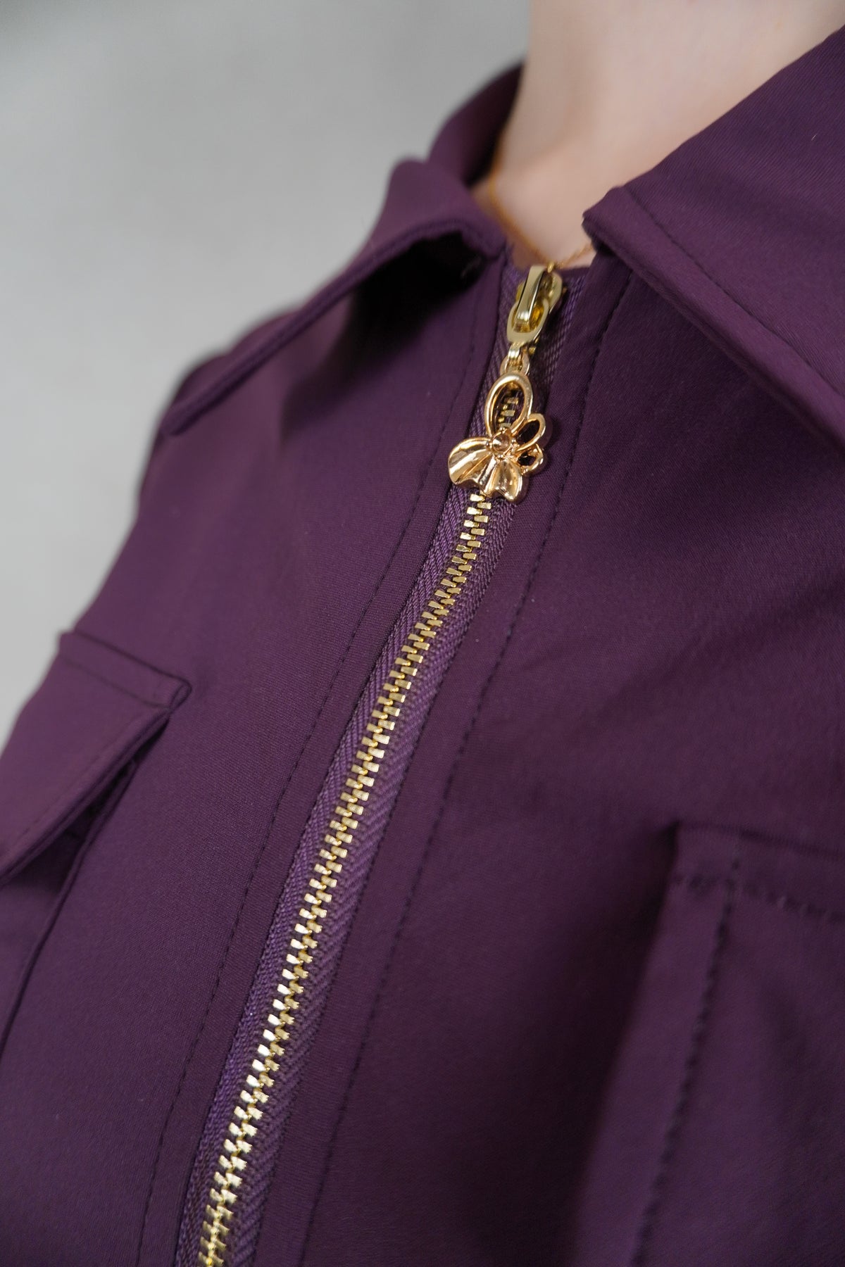 Jurk Triple Nine Isabel aubergine
