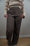 Pantalon Lieve bruin