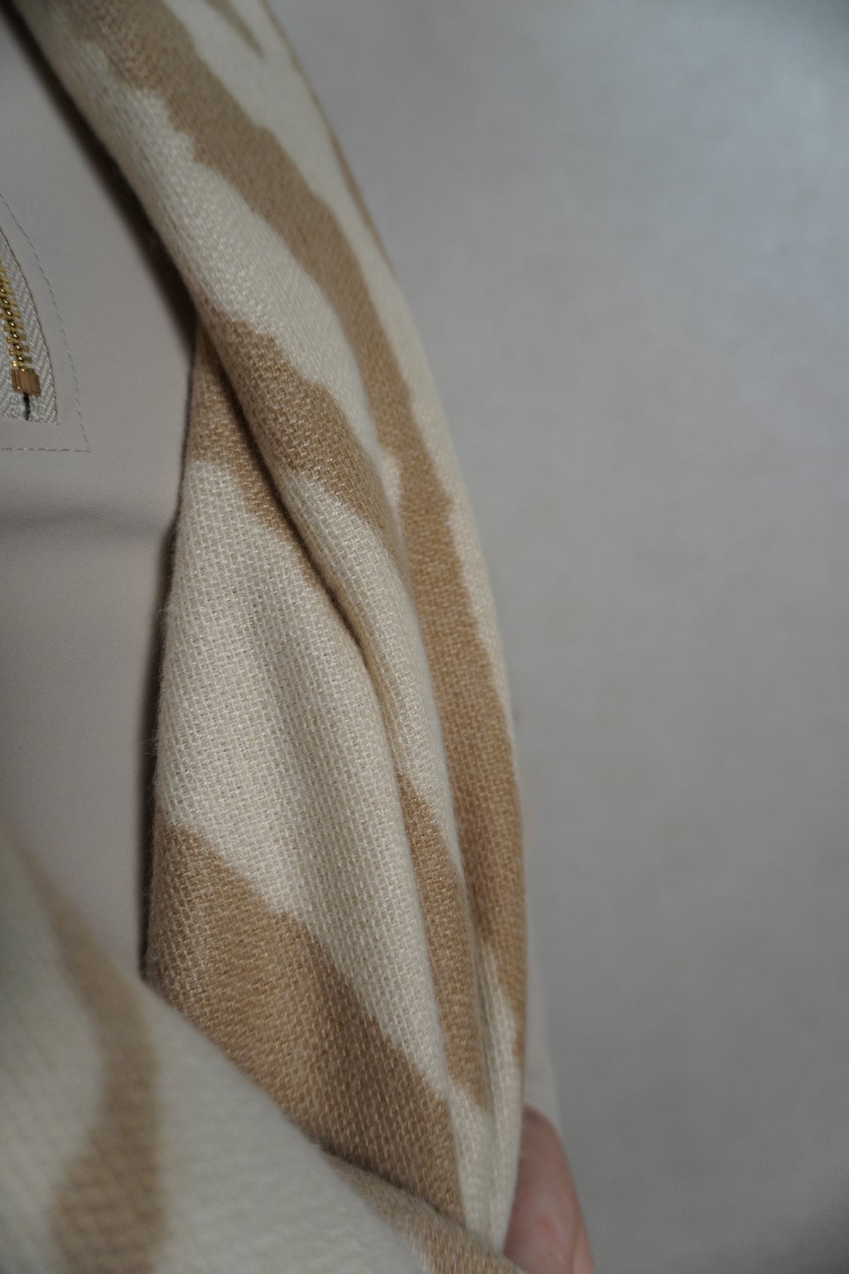 Sjaal Zebra beige