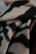 Sjaal Zebra zwart